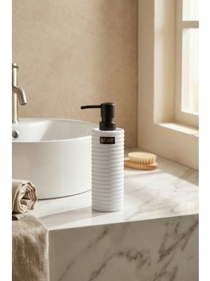 Acar Marissa Sıvı Sabunluk Beyaz - 350 ml