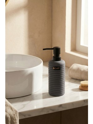 Acar Marissa Sıvı Sabunluk Gri - 320 ml
