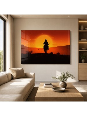 idora Silhouette Of A Cowboy On Horseback