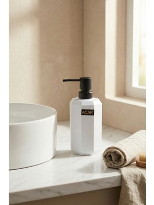 Acar Marissa Sıvı Sabunluk Beyaz - 420 ml