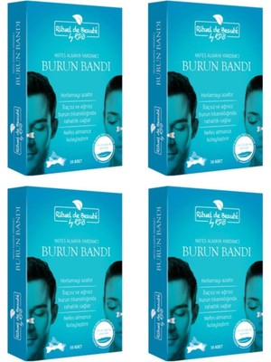 Tr Horlama Önleyici Burun Bandı 4 Kutu (40 Adet), Standart, 291587428, Beyaz