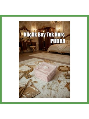 Bezos Çeyizlik Küçük Tek Hurç Çiçekli, Kadife Tek Hurç Çeyizlik Dantelli Hurç, Küçük Boy Hurç Mgc