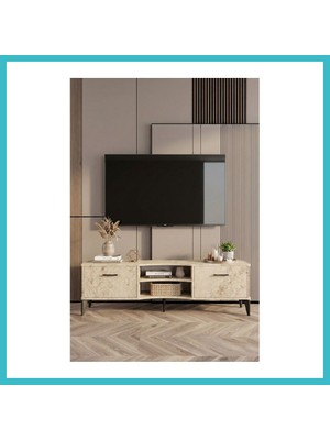 Defne Store Vera Tv Sehpası Suntalam Ekru 160X35 Dfnbez