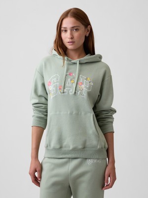 Gap Kadın Açık Yeşil Relaxed Gap Logo Sweatshirt