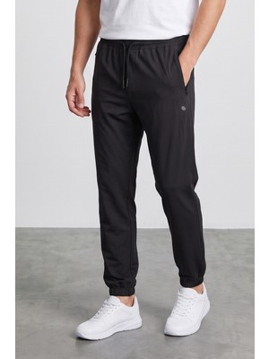 FullaModa Cool Baskılı Beli Lastikli Paraşüt Kumaş Jogger Eşofman Altı