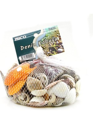 İbico Ibico İ12-244 Midye ve Deniz Kabuk Vazo Taşı Fileli Renkli
