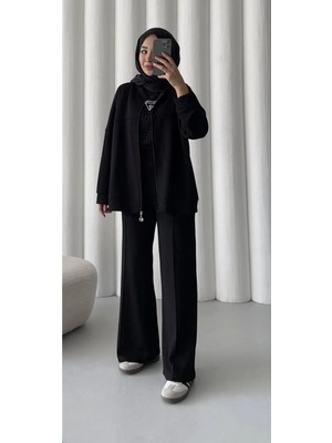 Butik Oversize Siyah Modal Takım