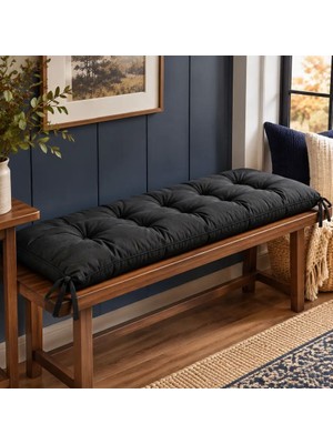 Patiyu Bank ve Salıncak Minderi · 50 × 110 cm · Siyah · 50 × 110 × 10 cm