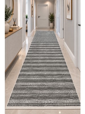 Eliana Home  Kadife, Yumuşak Dokulu, Yıkanabilir, Kaymaz Modern Halı Yolluk Trz5