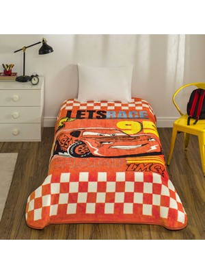 Taç Lisanslı Disney Cars Speed Tek Kişilik Battaniye