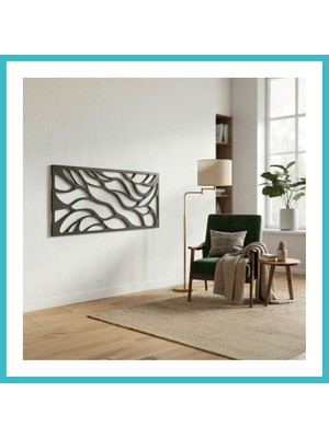 Defne Store Soyut Desenli Duvar Tablosu Mdf Lazer Kesim Modern Minimal Estetik Duvar Süsü Dfnbez