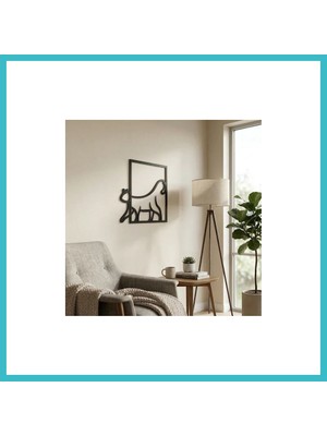 Defne Store Modern Kedi Duvar Tablosu Mdf Lazer Kesim Minimal Kedi Figürlü Duvar Süsü Şık Dekor Dfnbez