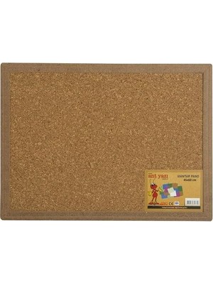 Tr 45X60 Naturel Mdf Çerçeve Mantar Pano