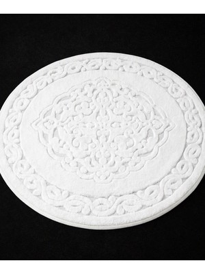 Sn Cottonia Home Yuvarlak Pamuklu 100 x 100 cm Paspas