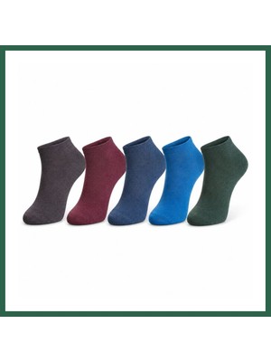 Vintessy Vıntessy Erkek Pamuklu Patik Çorap 5'li Paket 39-44 | Dikişsiz Burun, Koku Karşıtı, Nefes Alan Kısa Konç Sneaker Çorabı · Beden: 39-44 · Renk: Çok Renkli 5'li BZS01