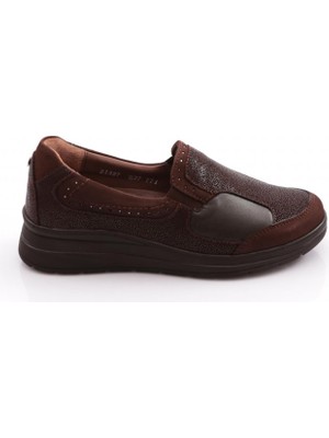 Forelli Faye-H -21327 Kadın Deri Comfort Ayakkabı
