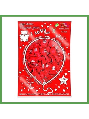Bezos I Love You Seni Seviyorum Balon Mgc