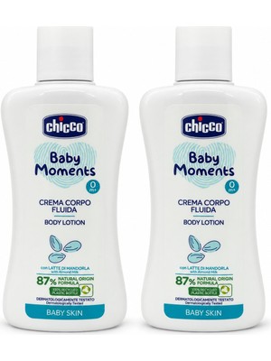 Chicco Baby Moments Badem Sütlü Bebek Vücut Losyonu 2 x 200 ml