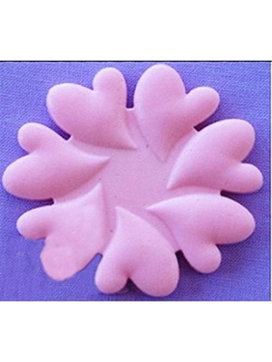Tr Silikon Çiçek Cupcake Süs Sabun ve Kokulu Taş Kalıbı
