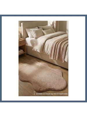 Bezos Youdayhomecollection Poly Peluş Post Şeklinde Halı Model Oturma Odası Halısı · Ebat: 100X150 BZS10