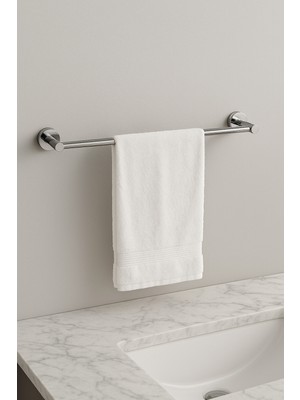 Elarque Uzun Havluluk, 45CM - Krom