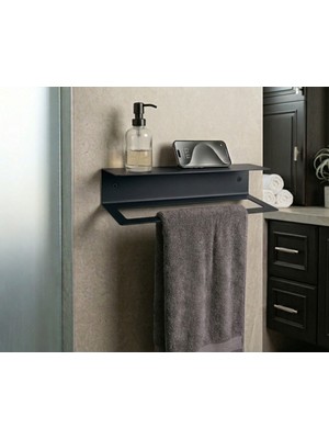 Elarque Paslanmaz Çelik Duvar Tipi Banyo Havluluk
