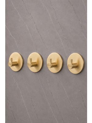 Elarque 4 Adet Oval Paslanmaz Çelik Banyo Askısı