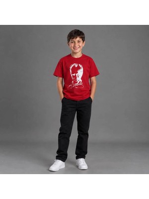 Gadget Gear Atatürk Baskılı Unisex Çocuk T-Shirt