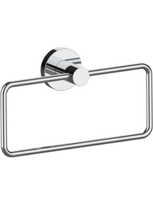 Elarque Yuvarlak Havluluk, 24CM - Krom