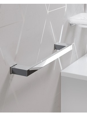 Elarque Uzun Havluluk, 34.5 cm - Krom