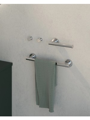 Elarque Tecno Havluluk Uzun 33 cm Krom