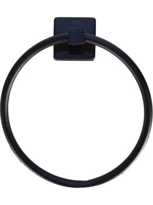 Elarque Platin Black Serisi Yuvarlak Havluluk