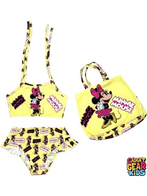 Gadget Gear Kız Çocuk Bikini Takımı Karakter Baskılı