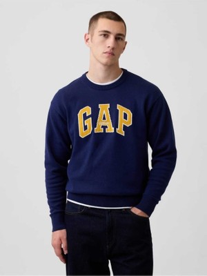 Gap V-Intx Athletıc Intarsıa Sweater Kazak 910050000 Lacivert