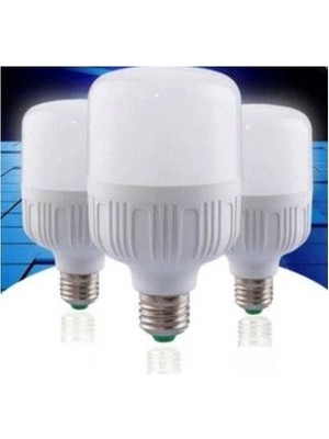 3 Adet 40 Watt Torch Ampul Büyük Boy Beyaz Işık Smd LED Tasarruflu E27 Normal Duy 230MM*135MM 40 Watt Torch