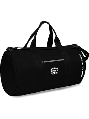 Coral High Spor Duffle Çanta 27501 Siyah Şık Görünüm ve Polyester Malzeme ile Günlük Kullanıma Uygun