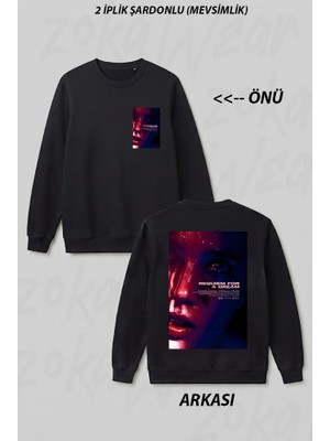 Zoka Wear Requiem For A Dreams Ön Arka Baskılı Bisiklet Yaka Sweatshirt