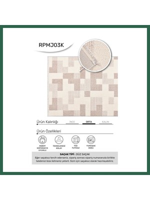 Vintessy Vıntessy Youdayhomecollection Margin Model Oturma Odası Halısı · Ebat: 80X80 BZS01