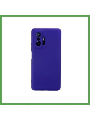 Bezos Mi 11T Pro Uyumlu Kılıf Nano Içi Kadife Silikon - Mor Mgc