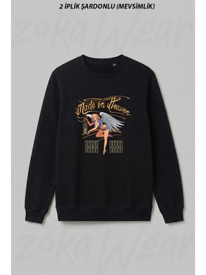 Zoka Wear Resident Evil 2 Remake Made In Heaven Chrıs Versıon Ön Baskılı Bisiklet Yaka Sweatshirt