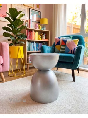 Velura Home & Living Nardo Yan Sehpa - Silver
