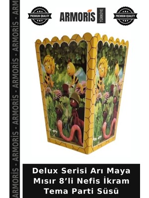 Armoris Delux Serisi Arı Maya Mısır 8’li Nefis Ikram Tema Parti Süsü