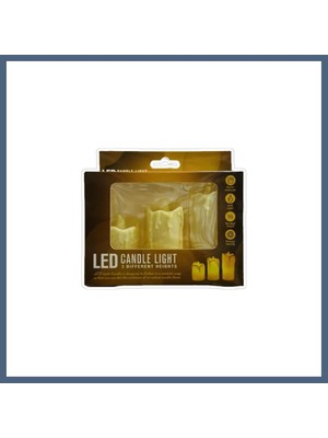Bezos 3'li LED Mum BZS10