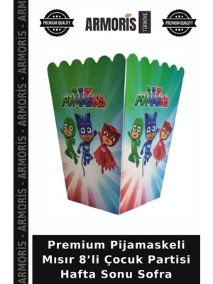 Armoris Premium Pijamaskeli Mısır 8’li Çocuk Partisi Hafta Sonu Sofra