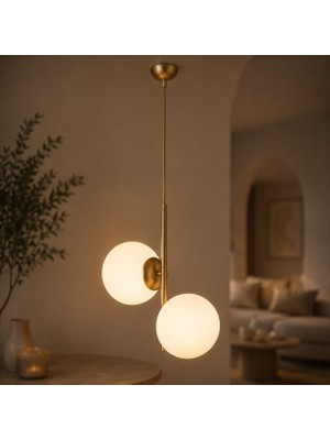 Apliqa Malibu 2 Li Eskitme Modern Genç Odası Mutfak Salon Avize