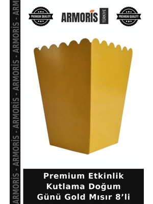 Armoris Premium Etkinlik Kutlama Doğum Günü Gold Mısır 8’li