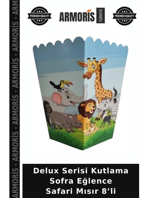 Armoris Delux Serisi Kutlama Sofra Eğlence Safari Mısır 8’li