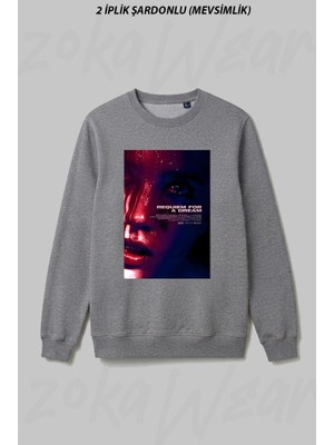 Zoka Wear Requiem For A Dreams Ön Baskılı Bisiklet Yaka Sweatshirt