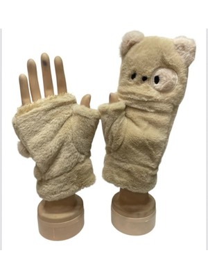Ciciş Aksesuar Peluş Eldiven Sıcak Tutan %100 Peluş