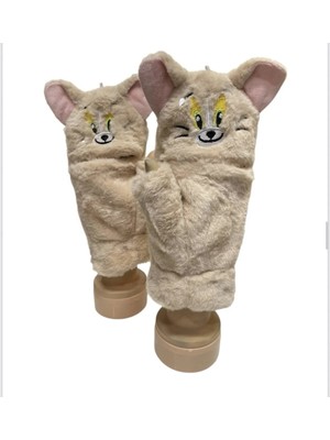 Ciciş Aksesuar Peluş Eldiven Sıcak Tutan %100 Peluş